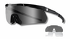 SWITCH Z87.1+ ballistic shooting glasses with smoke and clear tinted lens, FogGuard Pro, included in the Premium Eyes & Ears Combo