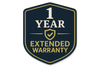 Generage a badge for 1 year extended warranty