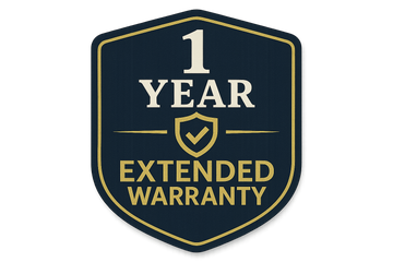 Generage a badge for 1 year extended warranty